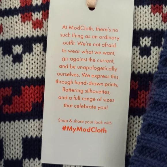 *FINAL PRICE* Modcloth Multi-print Cardigan Sweater - Picture 4 of 5